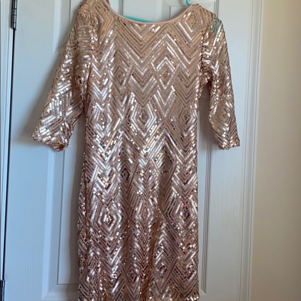 Short sequin dress